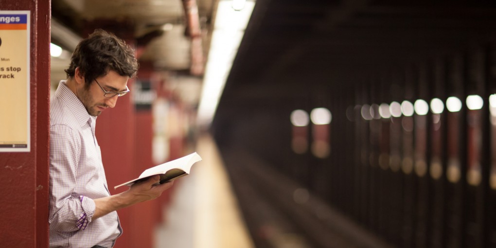 Waiting and Reading in the Subway