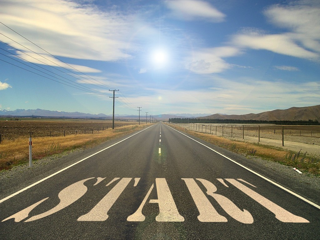 beginning road-368719_1280